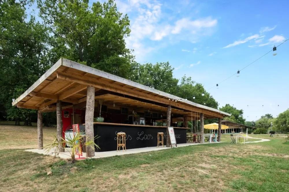 Camping Les Lacs D'Armagnac Bretagne-d'Armagnac Bagian luar foto